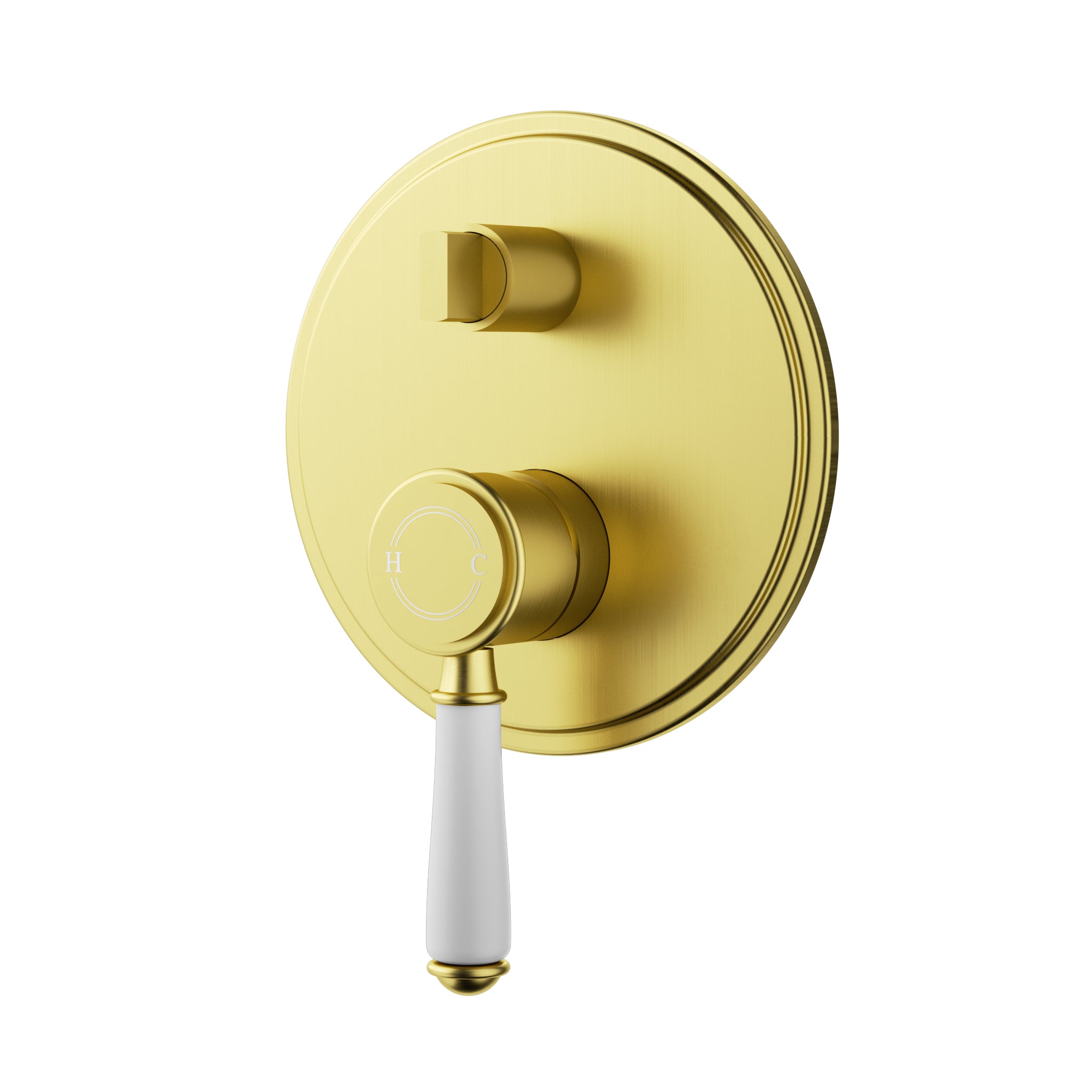 Clasico Wall Mixer Diverter Trim Kit with Ceramic Handle