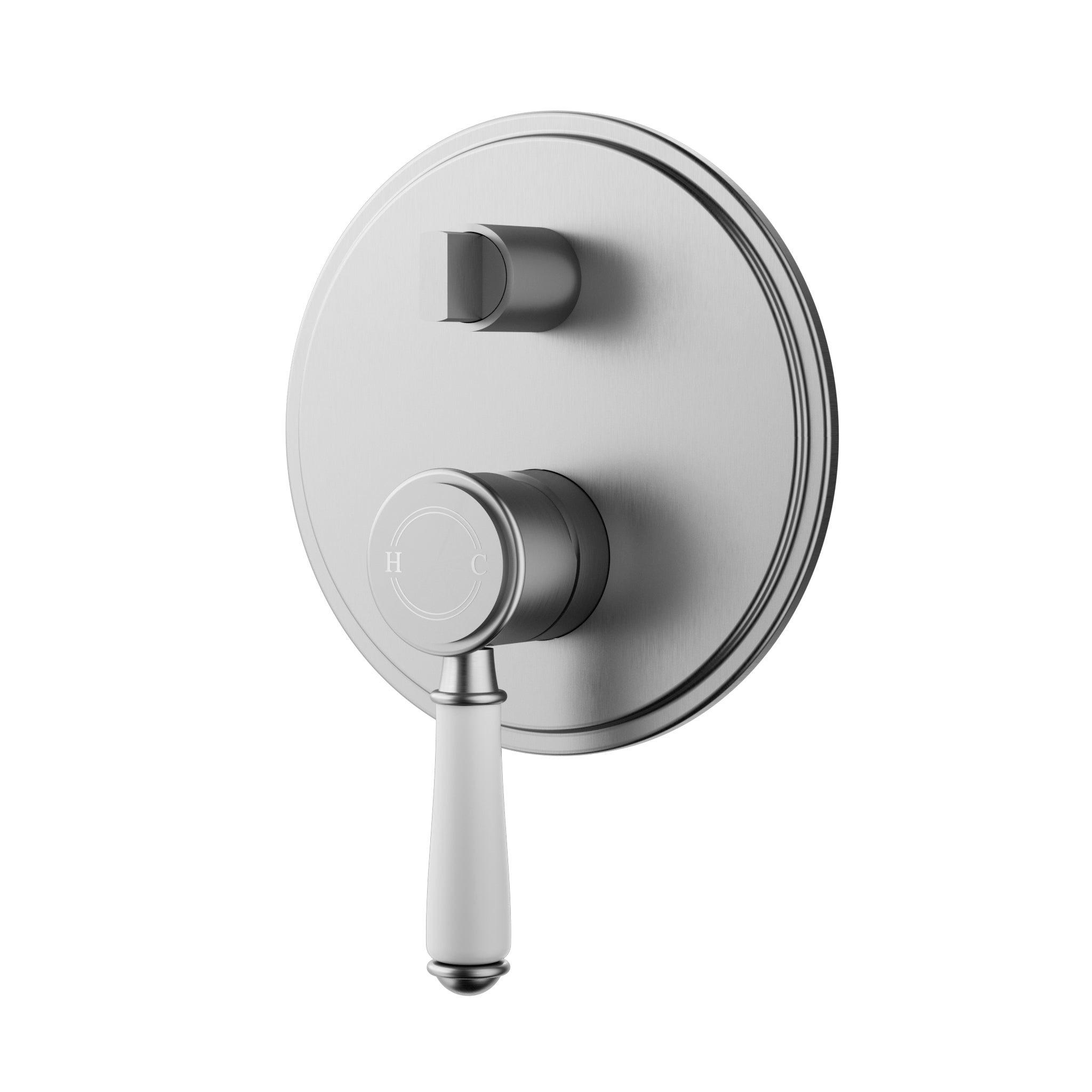 Clasico Wall Mixer Diverter Trim Kit with Ceramic Handle