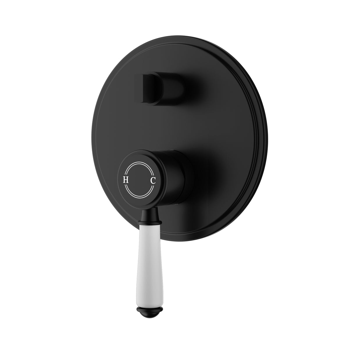 Clasico Wall Mixer Diverter Trim Kit with Ceramic Handle