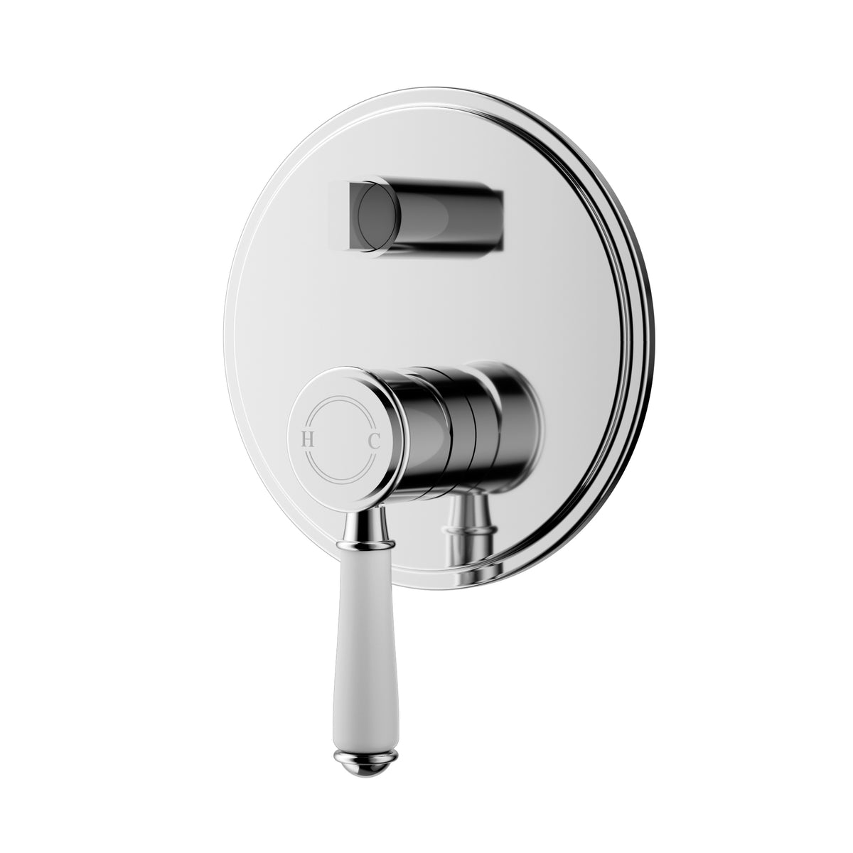 Clasico Wall Mixer Diverter Trim Kit with Ceramic Handle