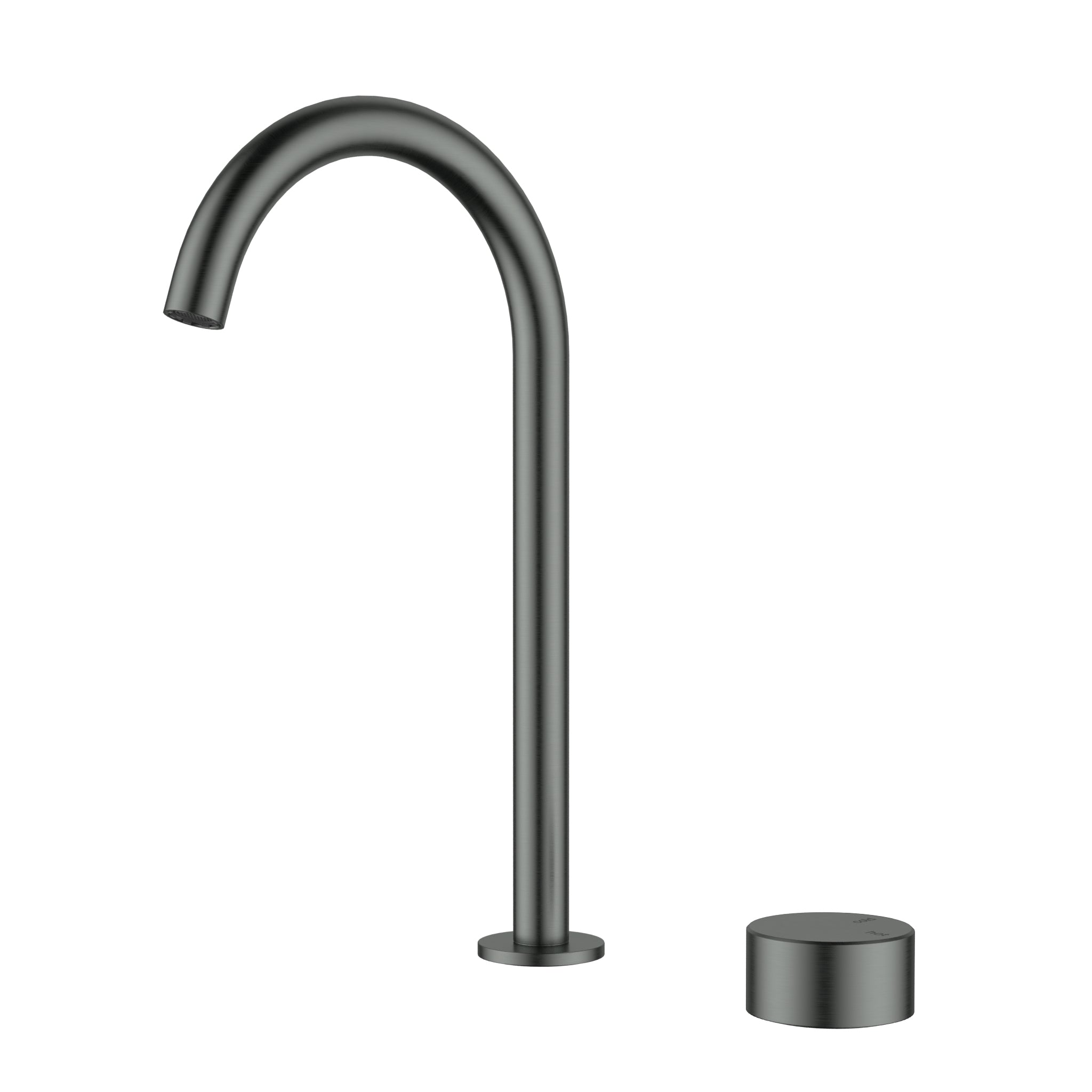 Ikon Hali Hob Progressive Kitchen And Laundry Sink Mixer Gun Metal
