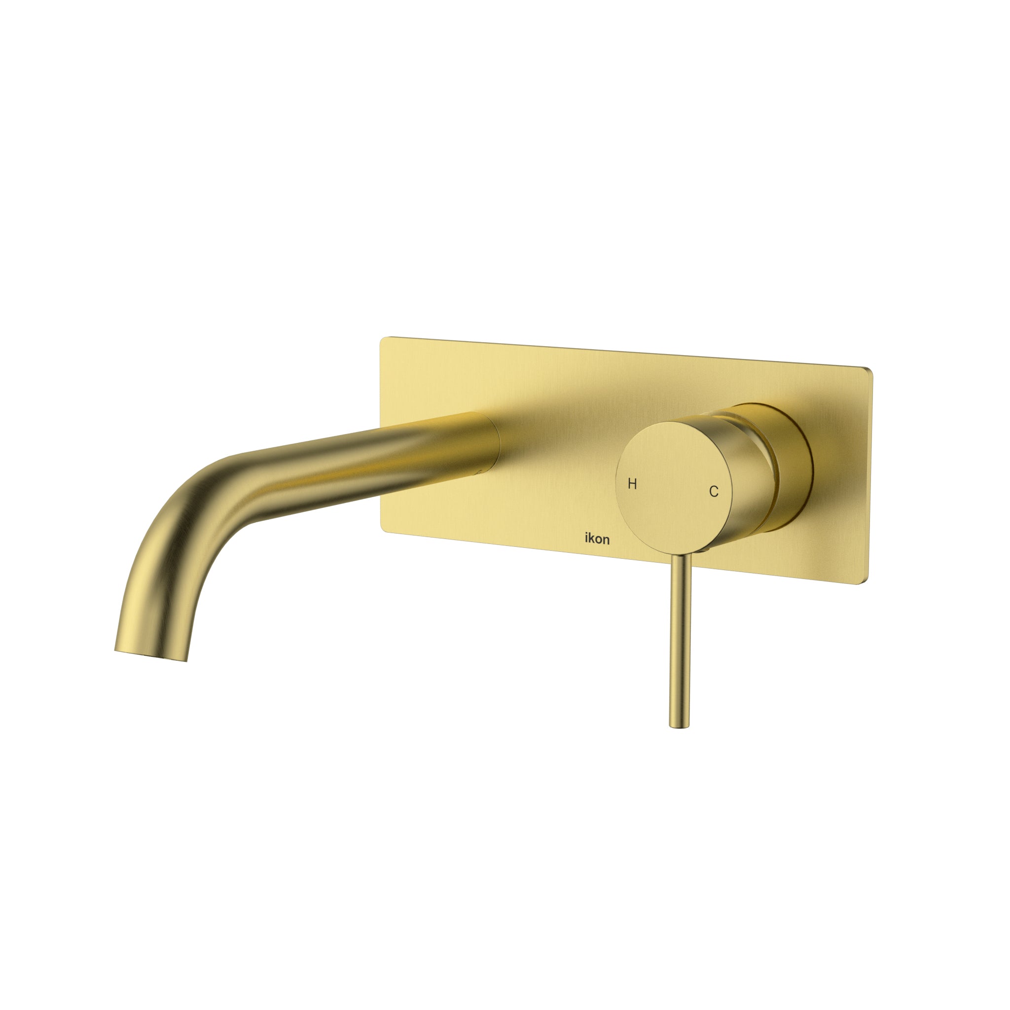 Ikon Hali Wall Basin/Bath Mixer Spout Set