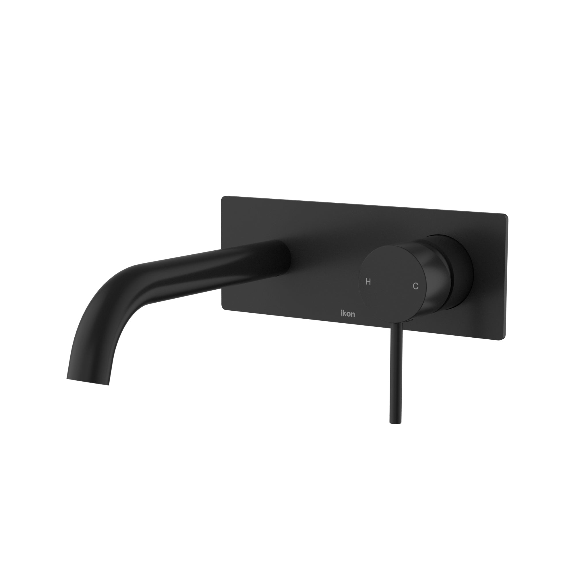 Ikon Hali Wall Basin/Bath Mixer Spout Set