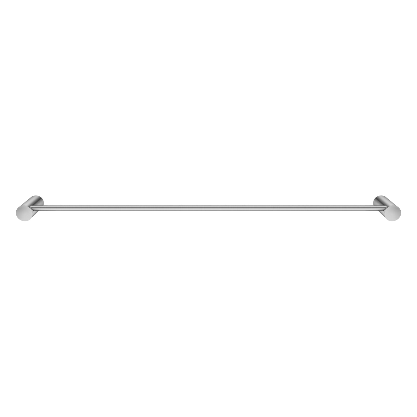 Brushed Nickel Single Towel Rail 600mm