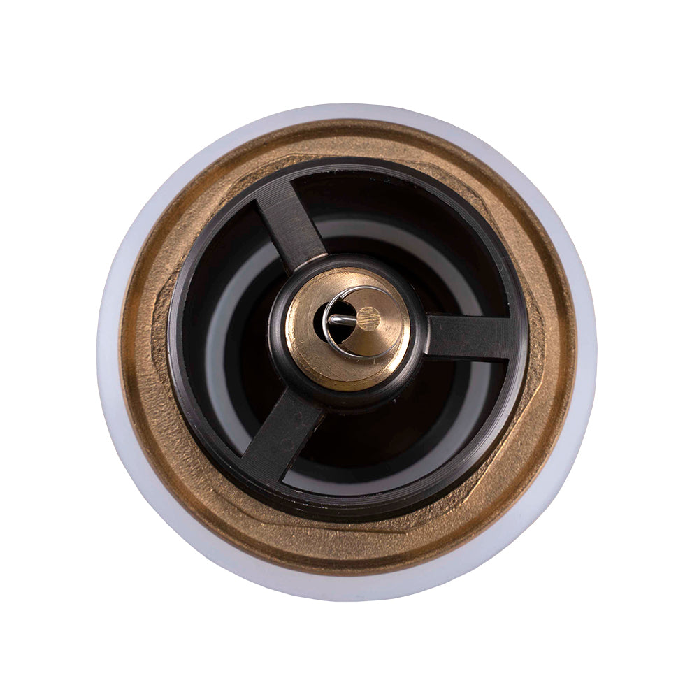 40mm Mushroom Brushed Brass Bathtub Pop Up Waste without Overflow(Brass)