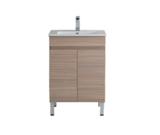 Stella- Wood Grain PVC Floor Vanity 600*460*860mm