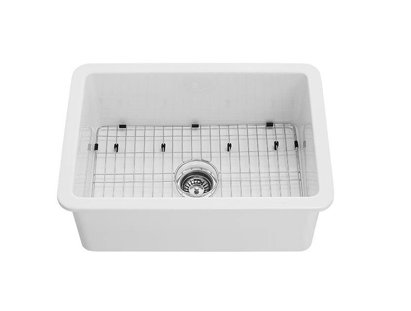 Gloss White Camden Fireclay Sink 810*480*254mm