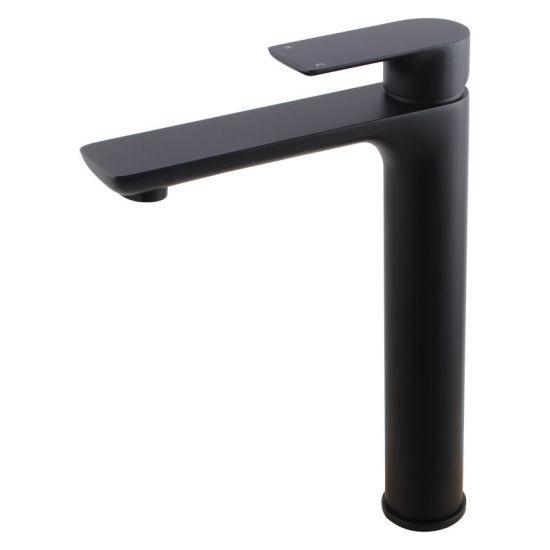 VOG Black Tall Basin Mixer - Living and Bathroom