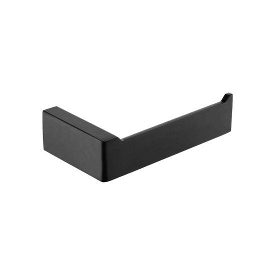 IVANO Series Square Black Toilet Paper Holder - Living and Bathroom