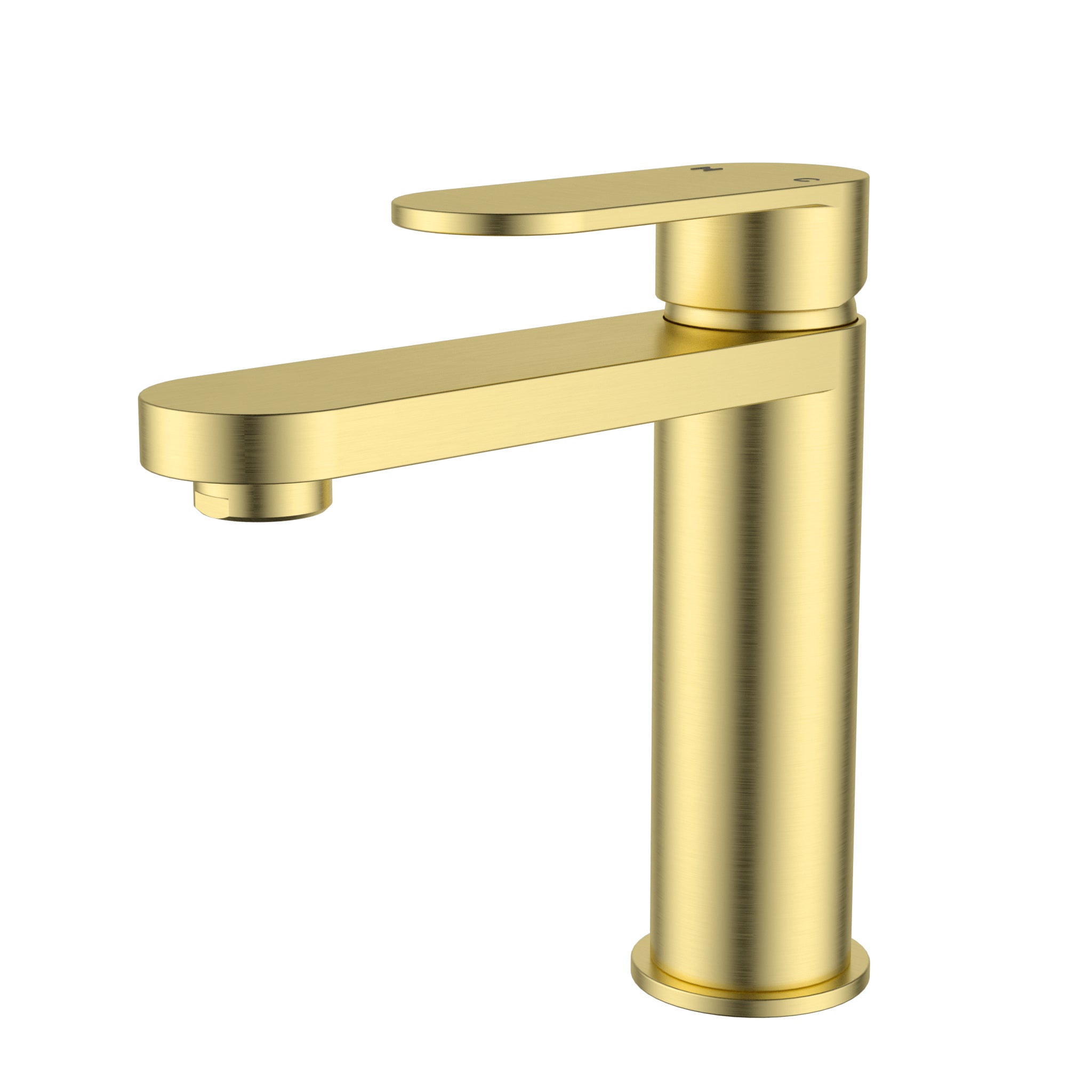 Sora Stainless Steel Basin Mixer Brushed Gold