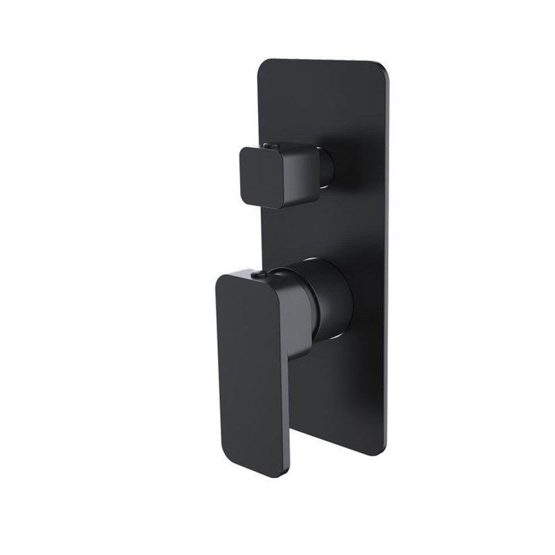 IVANO Series Black Wall Mixer with Diverter(color up)