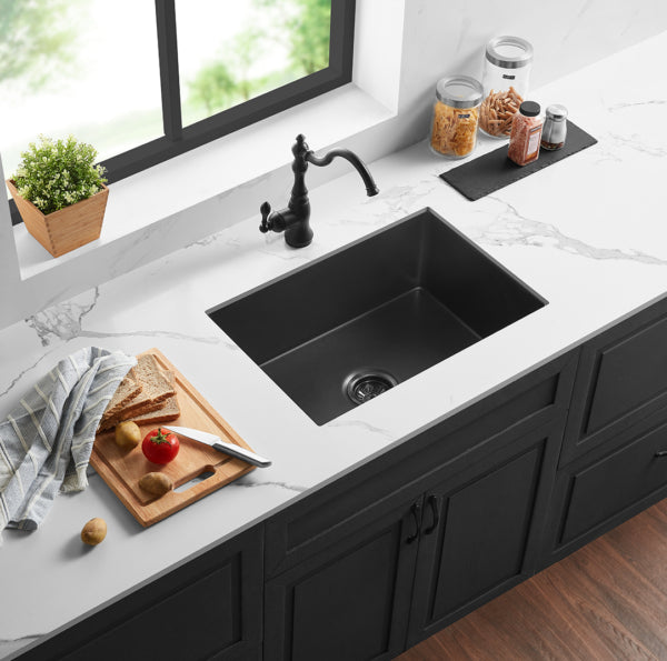 Matte Black Camden Fireclay Sink 810*480*254mm