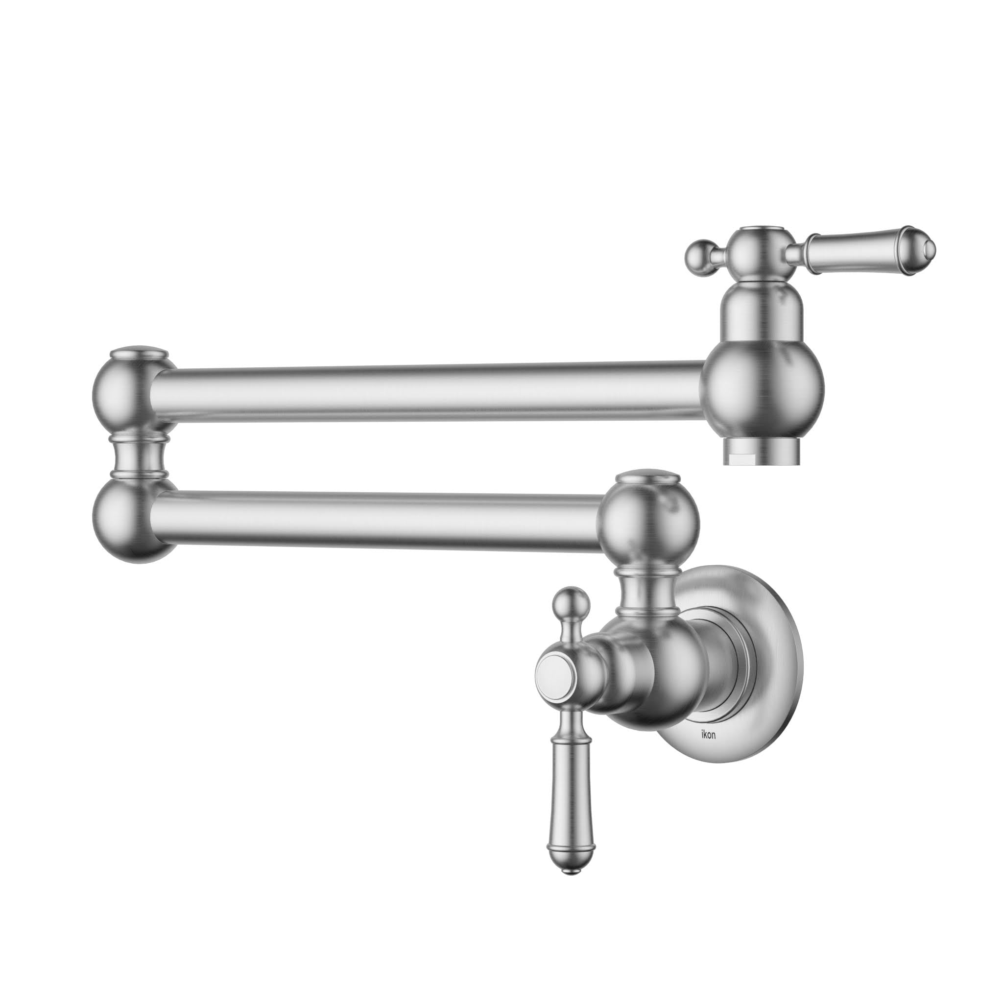 Ikon Clasico Pot Filler Brushed Nickel