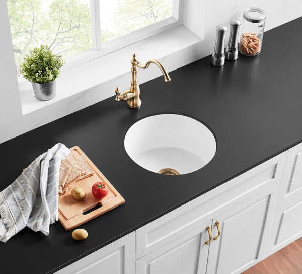 Gross White Camden Fireclay Sink 470*228mm