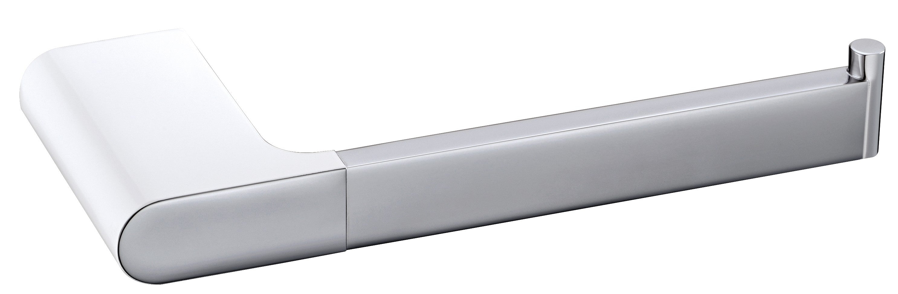 Cora Round Cornered Rectangle Paper Holder : Chrome