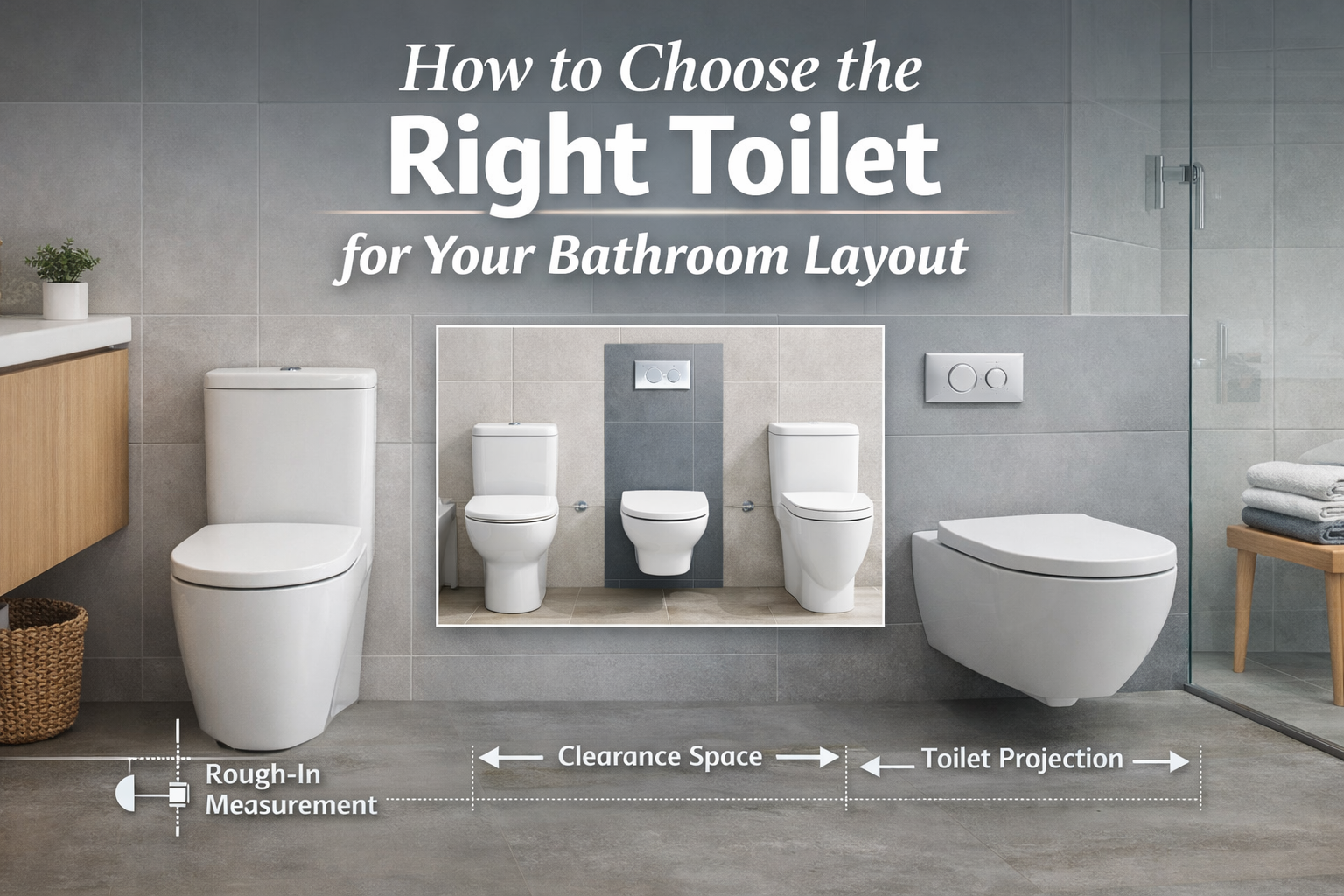 How Do You Choose the Right Toilet for Your Bathroom Layout?