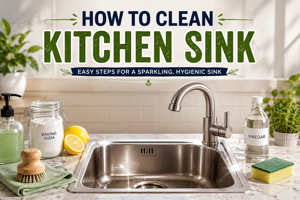 How to Clean a Kitchen Sink