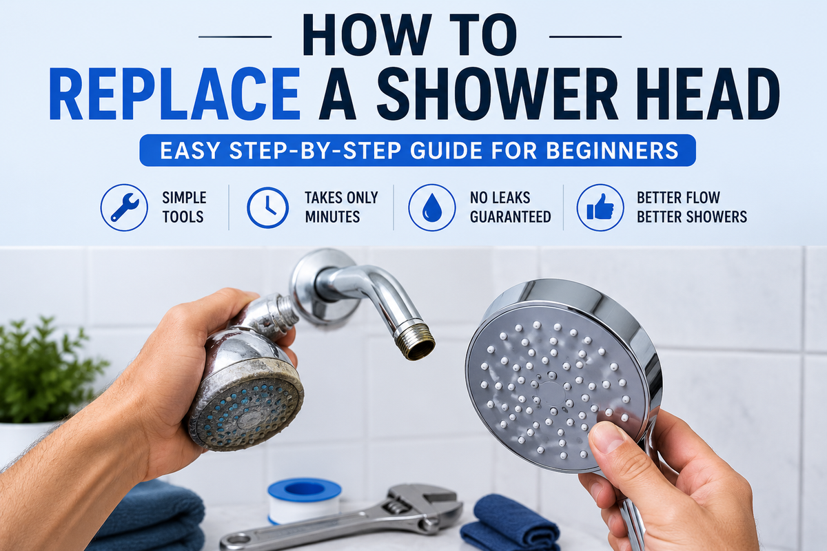How to Replace a Shower Head | Easy Step-by-Step DIY Guide