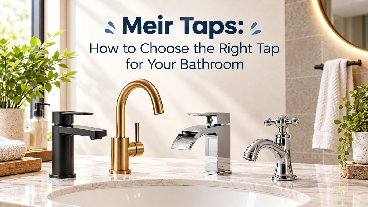 Meir Taps: How to Choose the Right Tap for Your Bathroom
