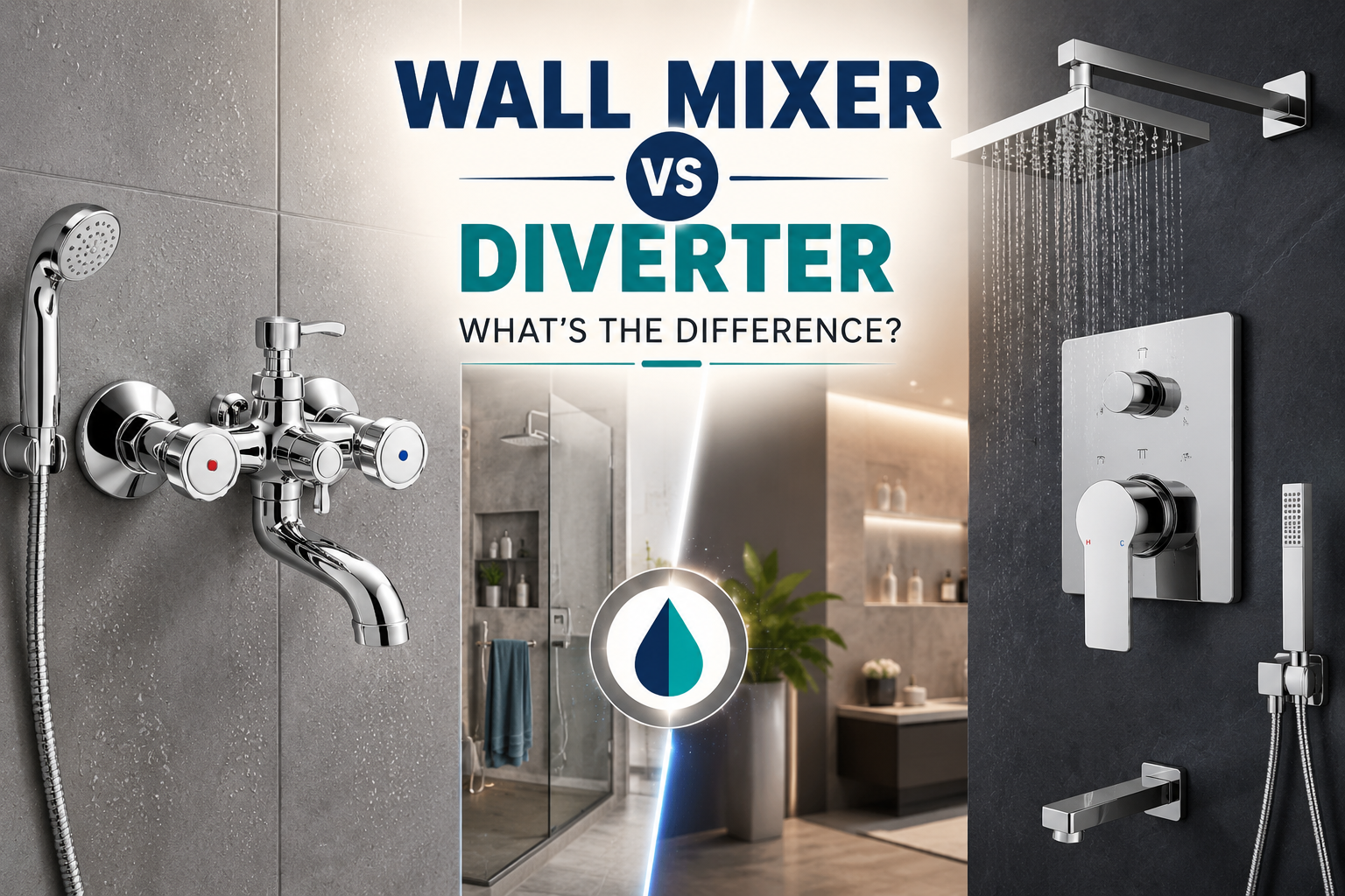 Wall Mixer Vs Diverter: What’s the Difference?