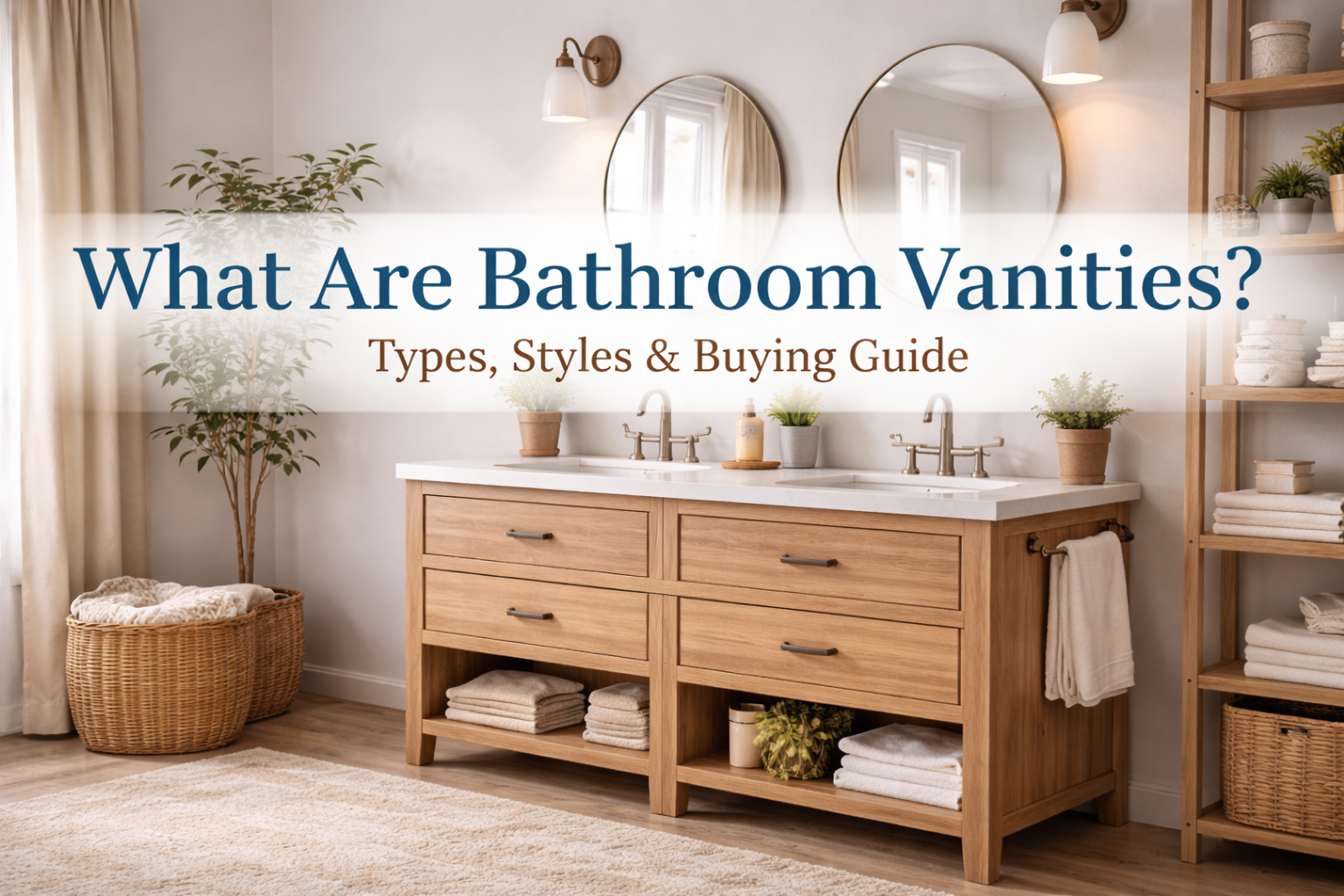 What Are Bathroom Vanities? Types, Sizes & Buying Guide