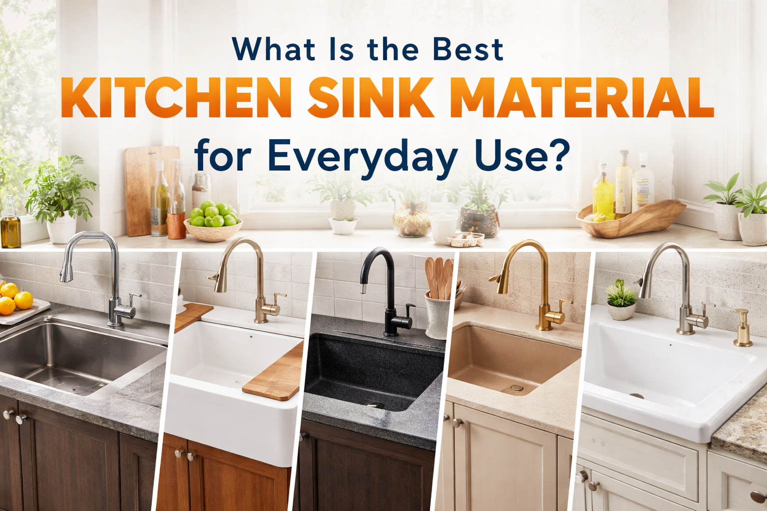 What Is the Best Kitchen Sink Material for Everyday Use?