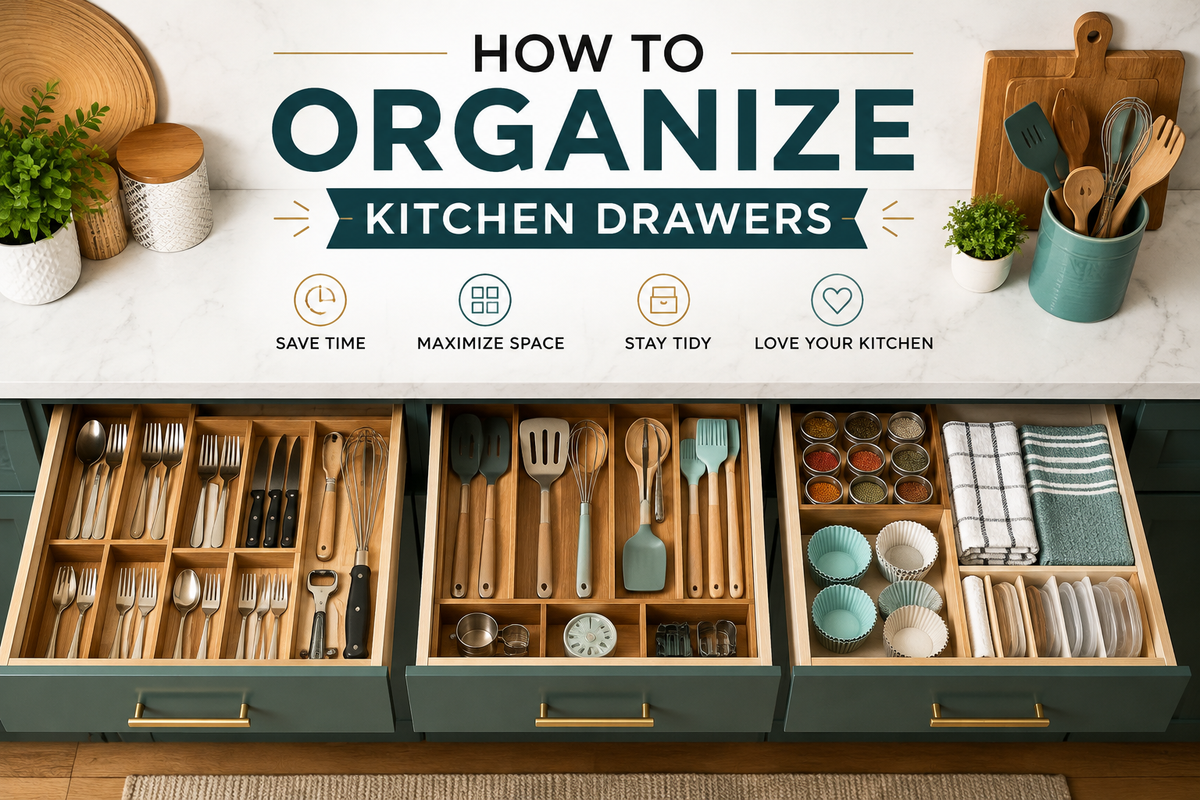 How to Organize Kitchen Drawers