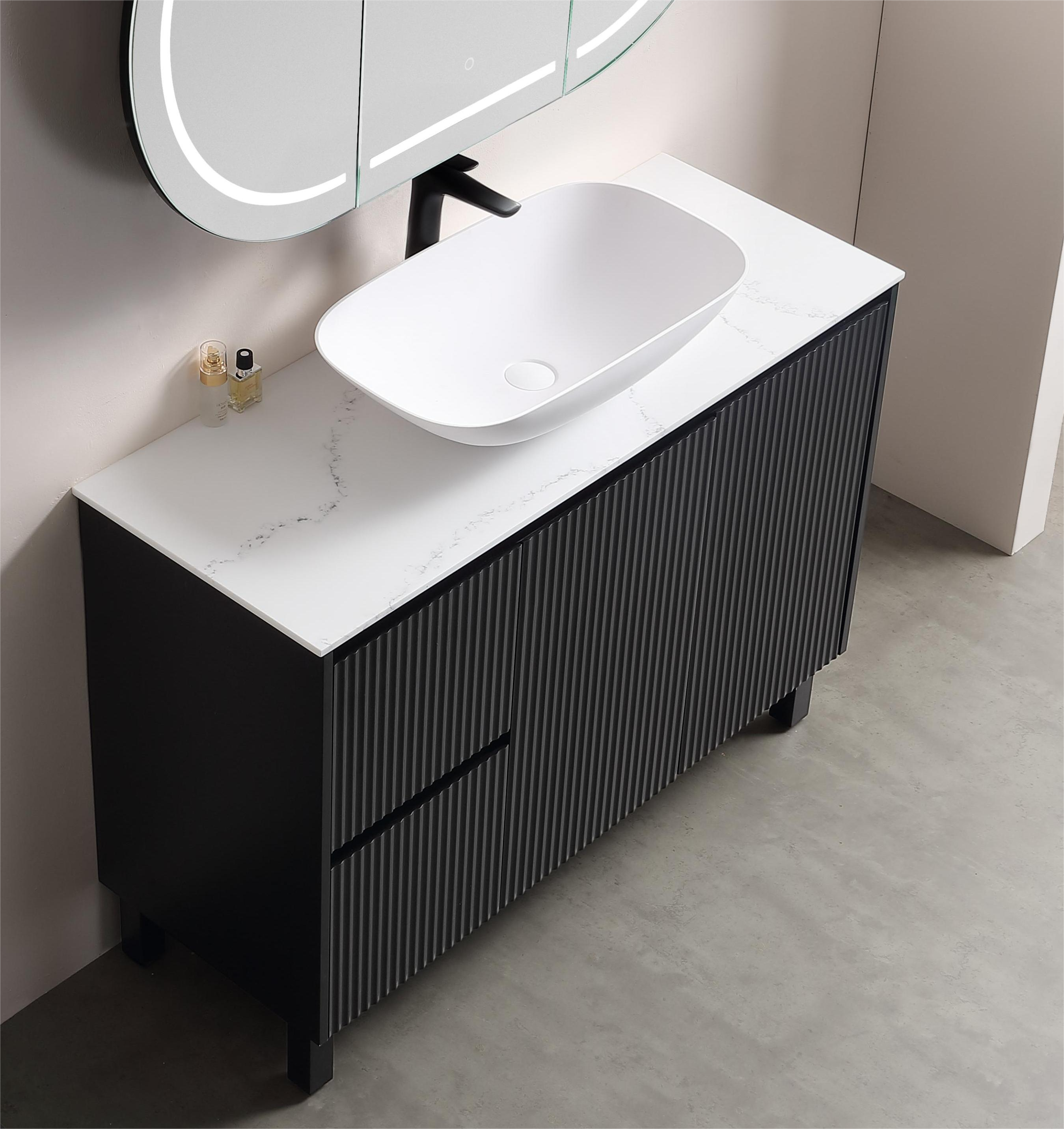 Calacatta Artic Matte White  Solid Surface Stone Top