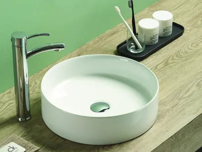 Olley Above Counter Basin 390*390*105 Gloss white