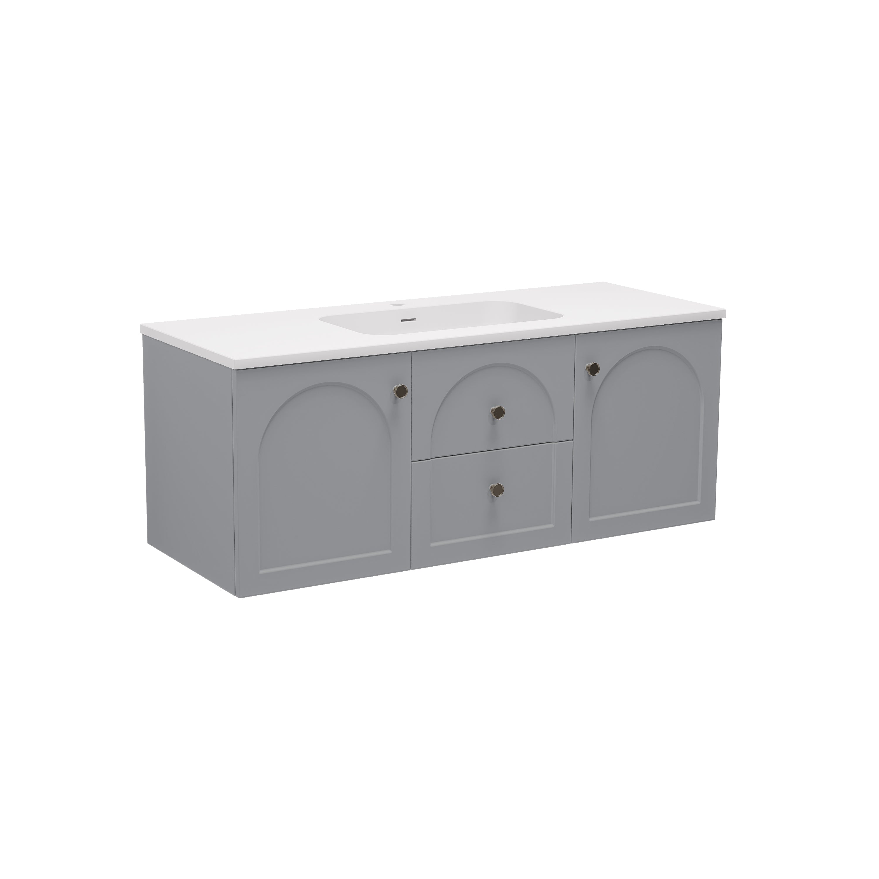 Chester Federation Wall Hung PVC Cabinet Matte Grey