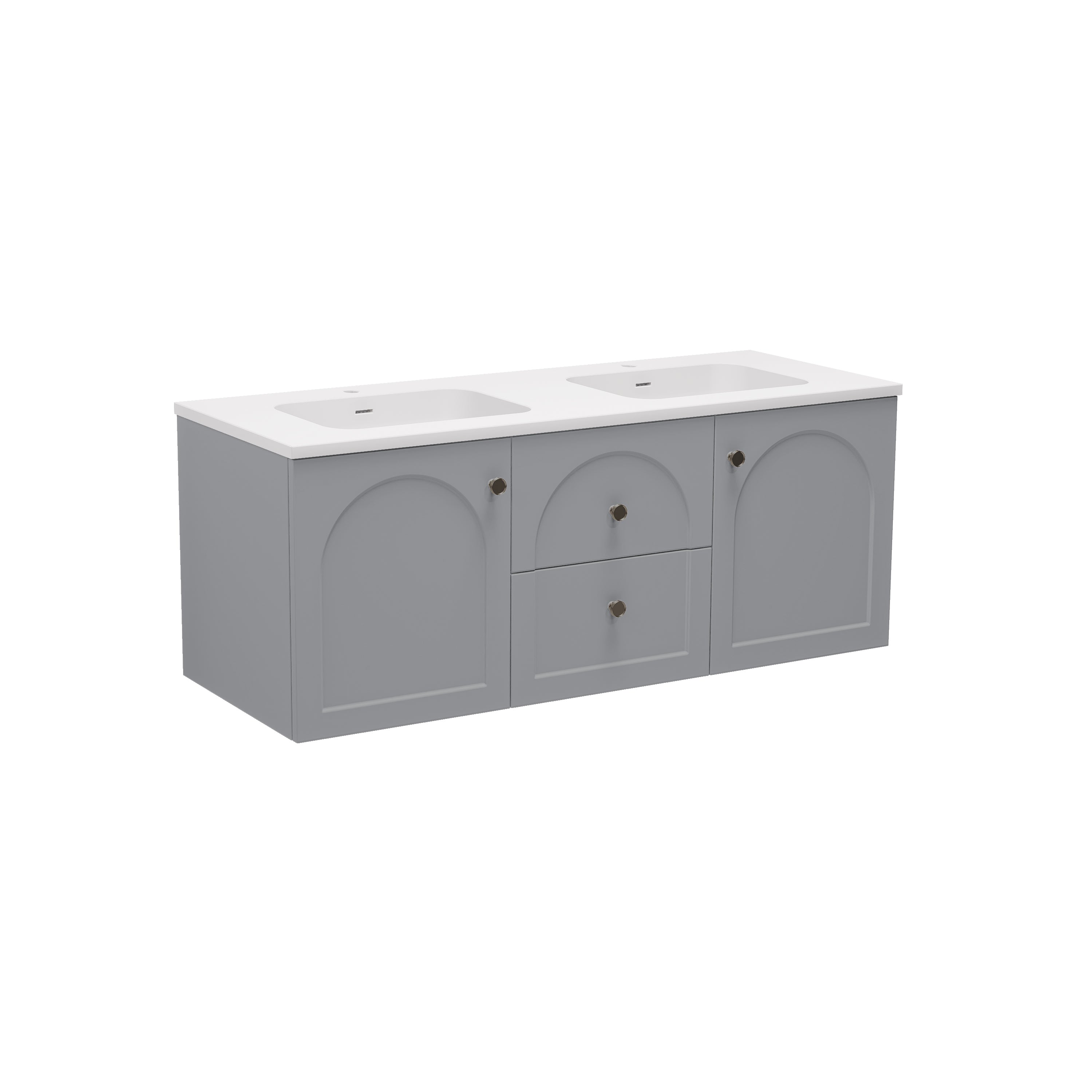 Chester Federation Wall Hung PVC Cabinet Matte Grey
