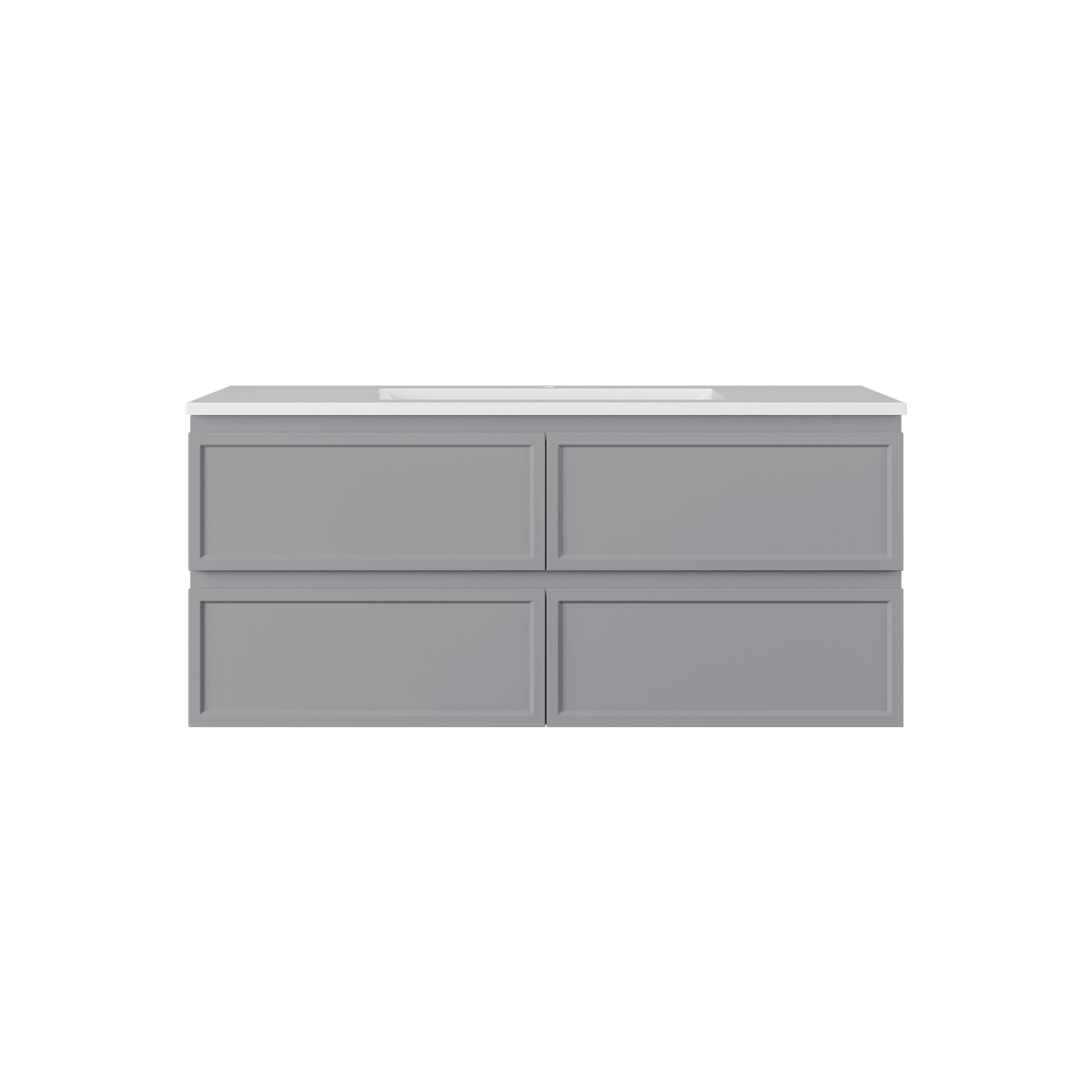 Hamilton Federation Prime Wall Hung PVC Cabinet Matte Grey