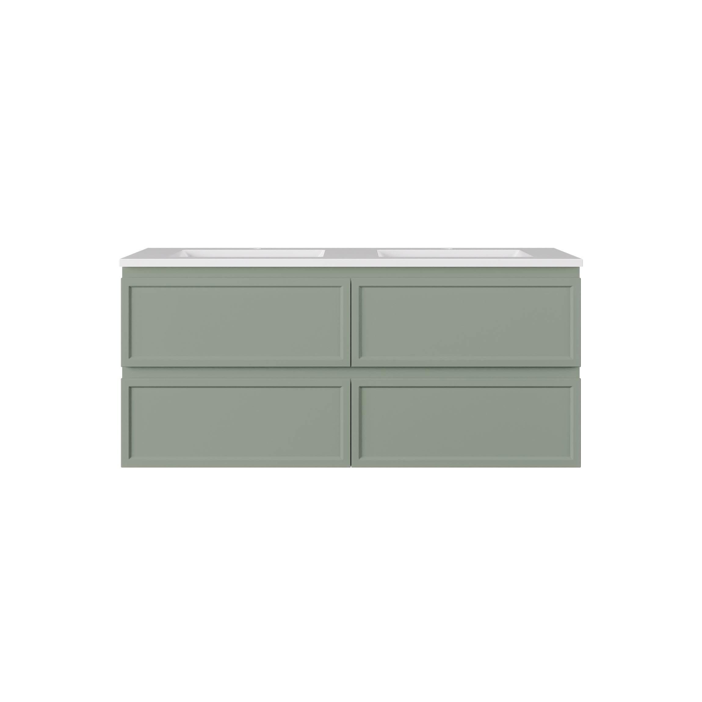 Hamilton Federation Prime Wall Hung PVC Cabinet Olive Green