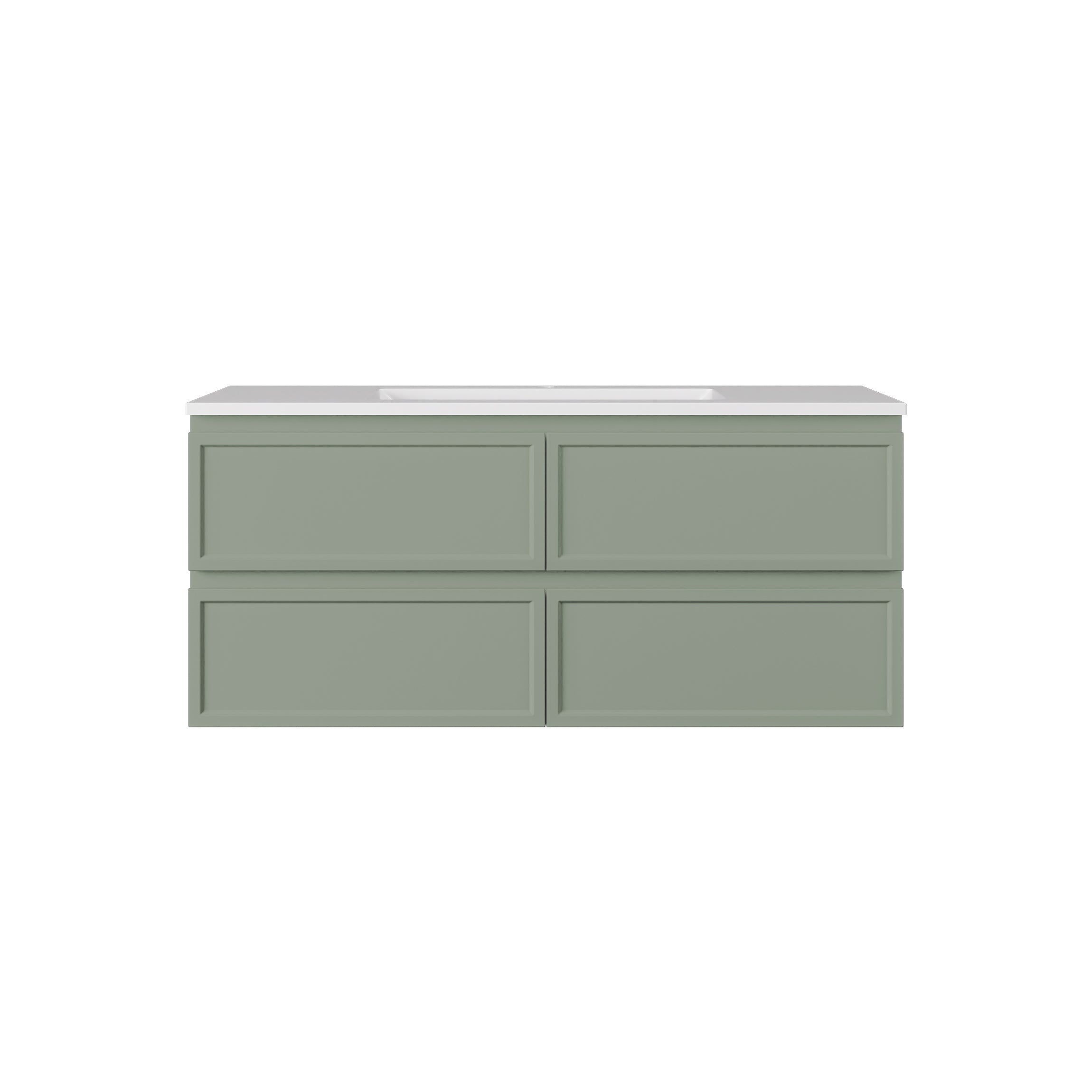Hamilton Federation Prime Wall Hung PVC Cabinet Olive Green