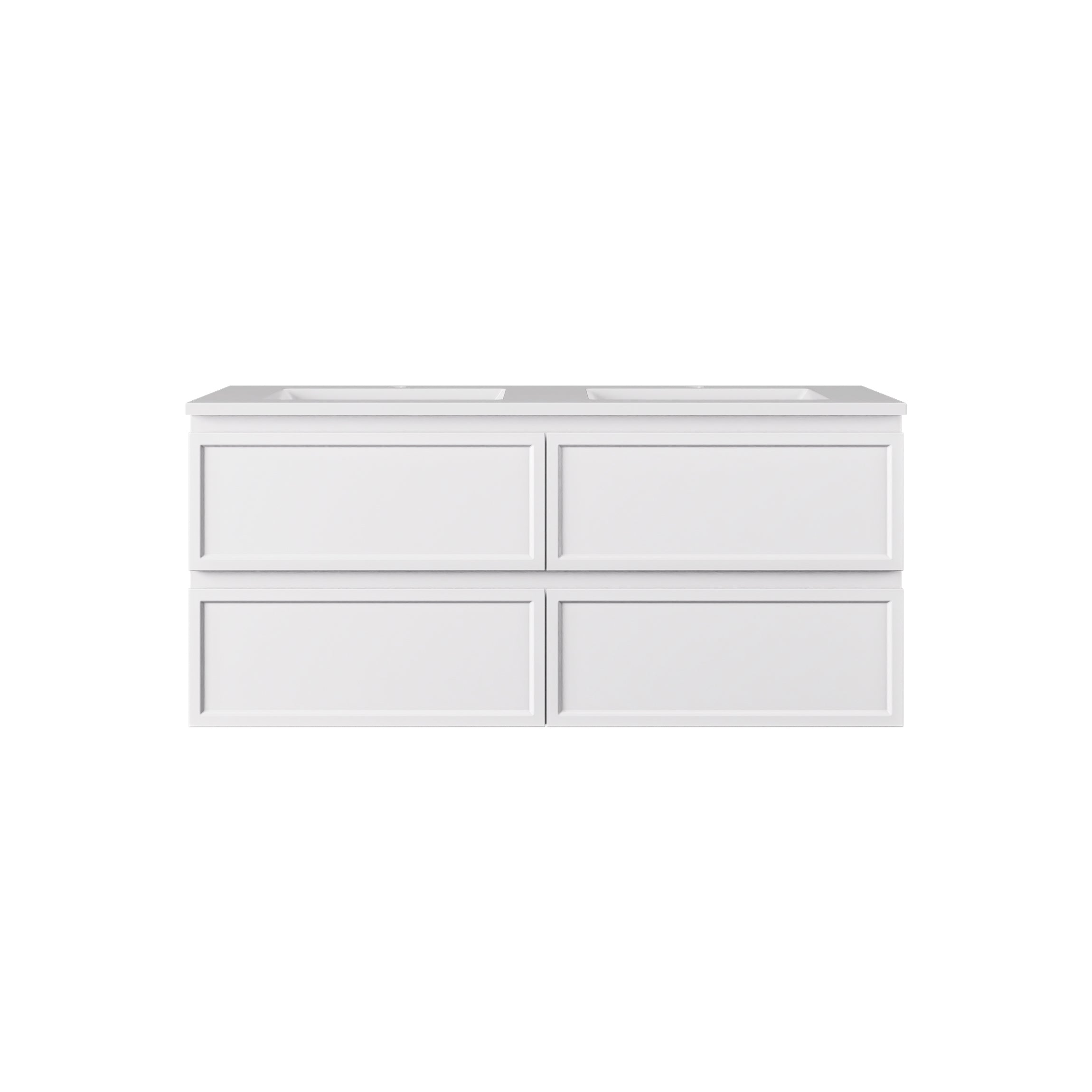 Hamilton Federation Prime Wall Hung PVC Cabinet Matte White
