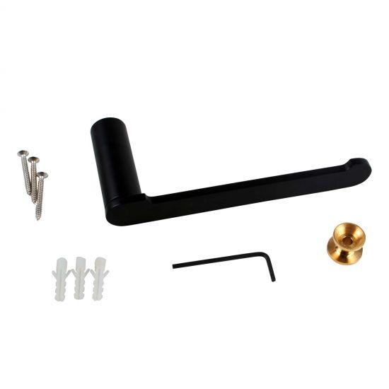 RUSHY Black Toilet Paper Holder - Living and Bathroom