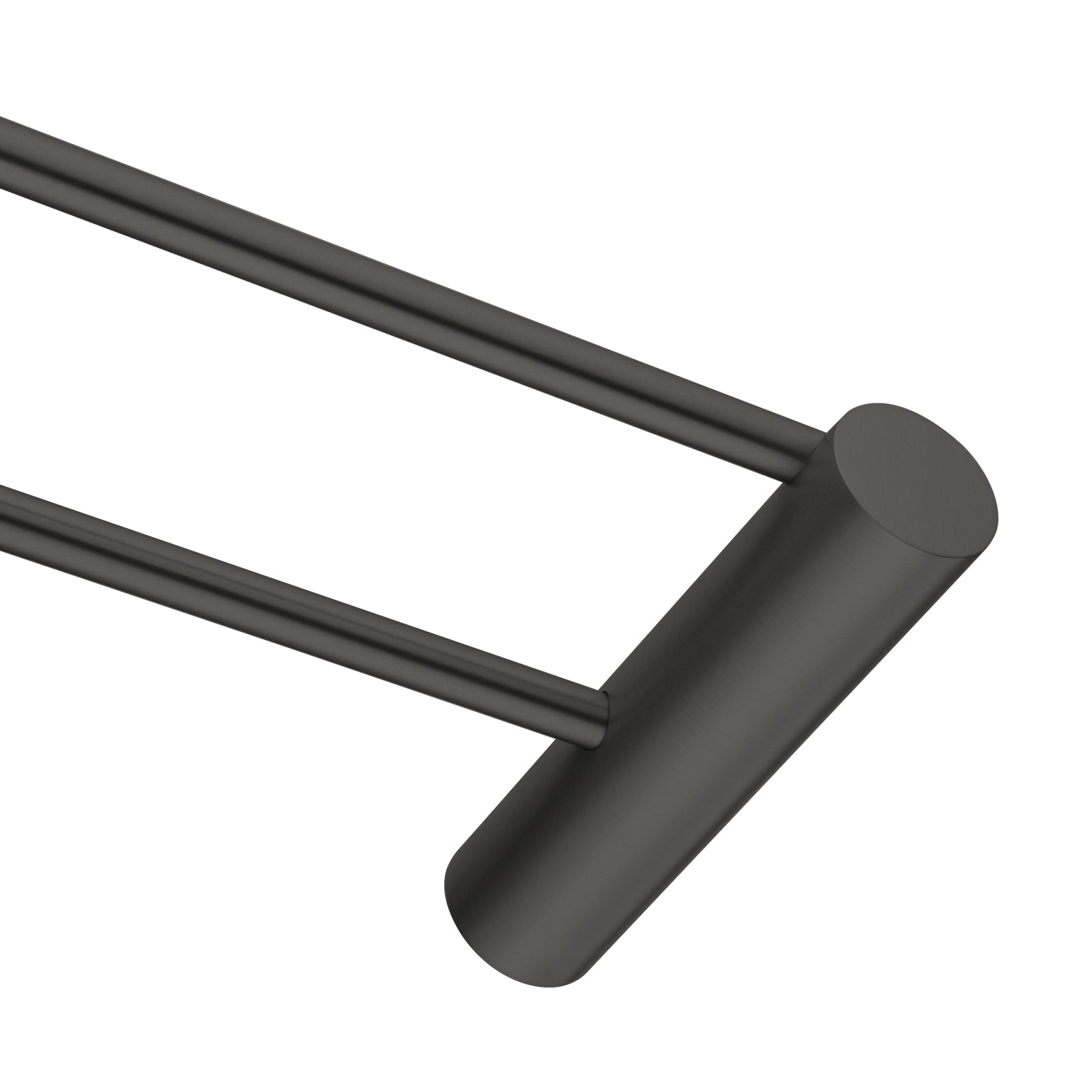 Gun Metal Grey Double Towel Rail 600mm