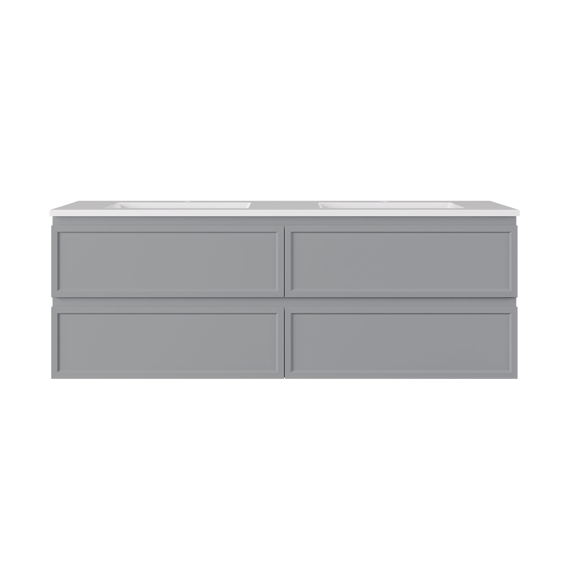 Hamilton Federation Prime Wall Hung PVC Cabinet Matte Grey