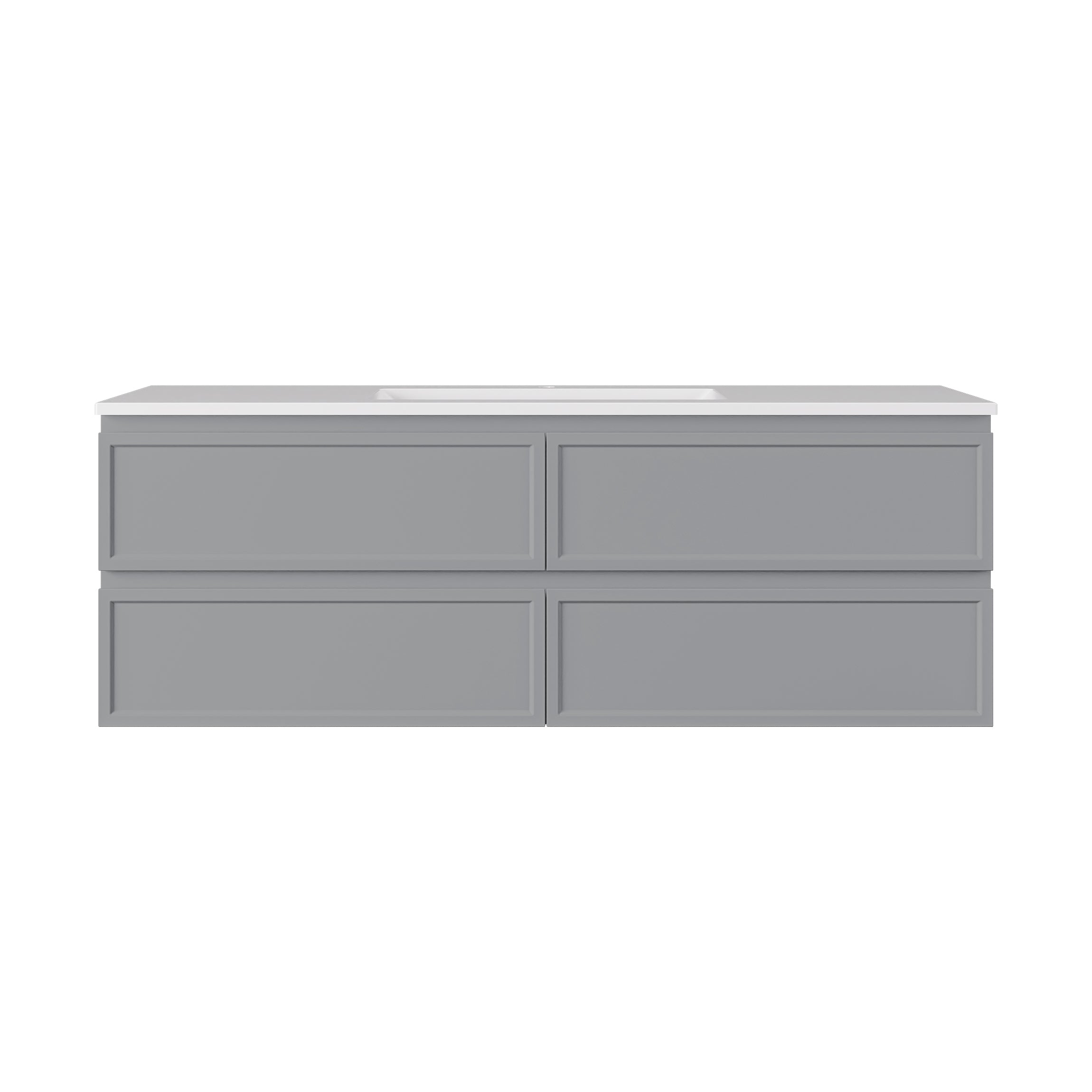 Hamilton Federation Prime Wall Hung PVC Cabinet Matte Grey