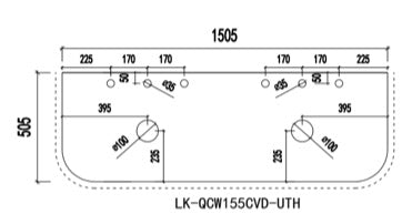 Calacatta Artic Curve Matte White  Solid Surface Stone Top