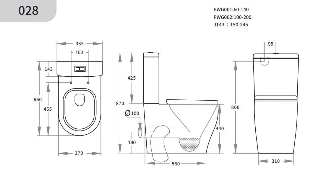 Zeus Back To Wall Rimless Tornado Toilet Suite With Smart Seat