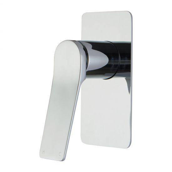 RUSHY Square Chrome Brass Built-in Shower Mixer(color up) - Living and Bathroom