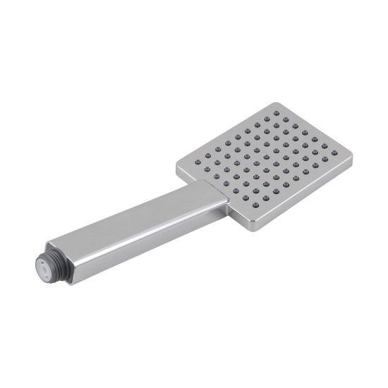 Chrome Square Handheld Shower - Living and Bathroom