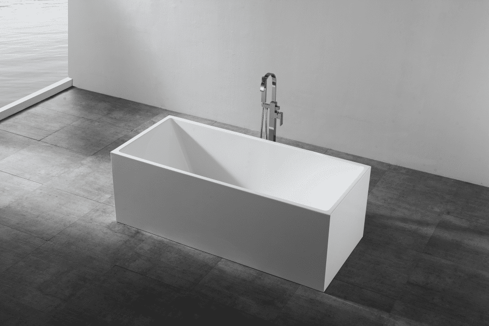 ORTA 1500mm Multi-Fix Freestanding Gloss White Bathtub - Living and Bathroom