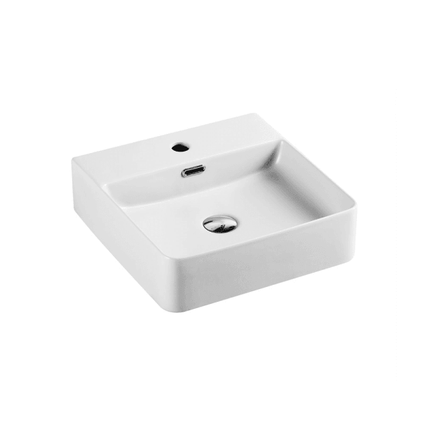 Marsay Matt White Wall Hung Art Basin - Living and Bathroom
