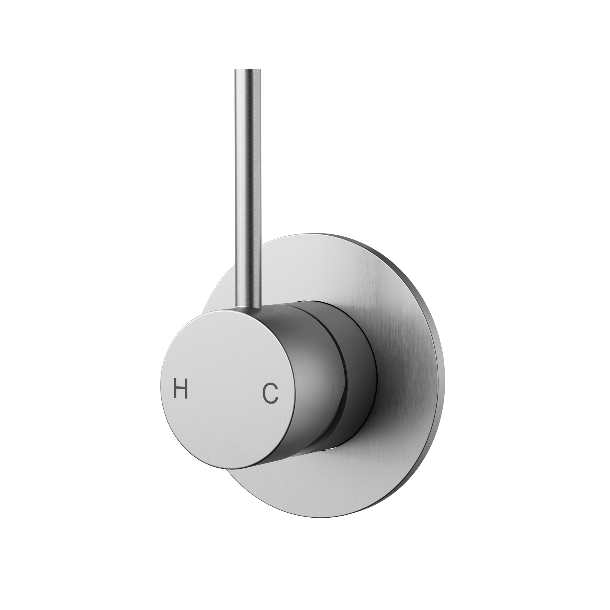 Otus Slimline Wall Mixer Trim Kit Level Up Stainless Steel