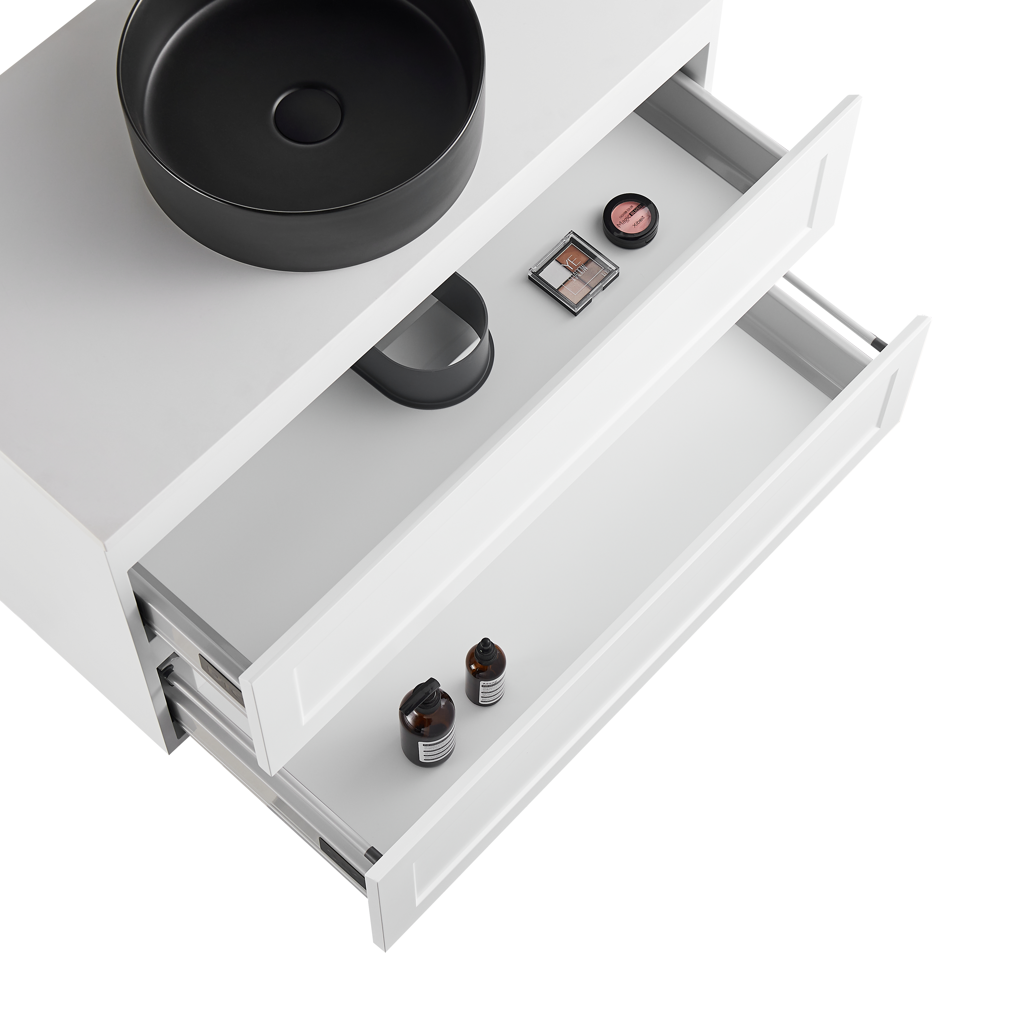 Fremantal PVC Waterproof  Wall Hung Bathroom Vanity  Matte White