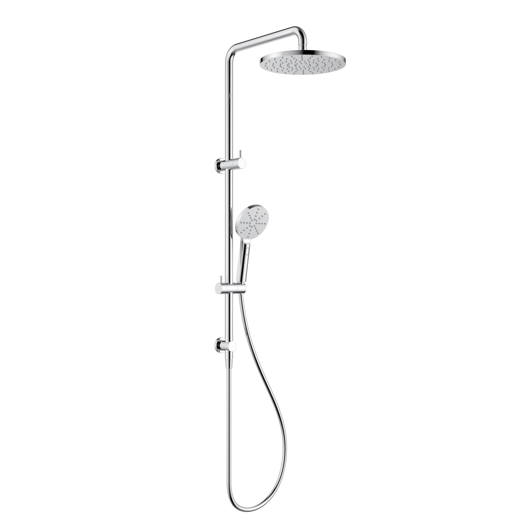 Otus Round Multi Function Shower Set Chrome