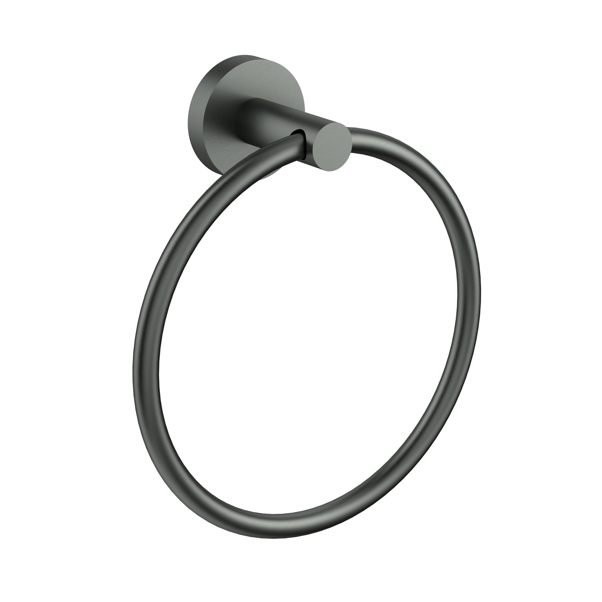 Otus Slimline Towel Ring Gun Metal.