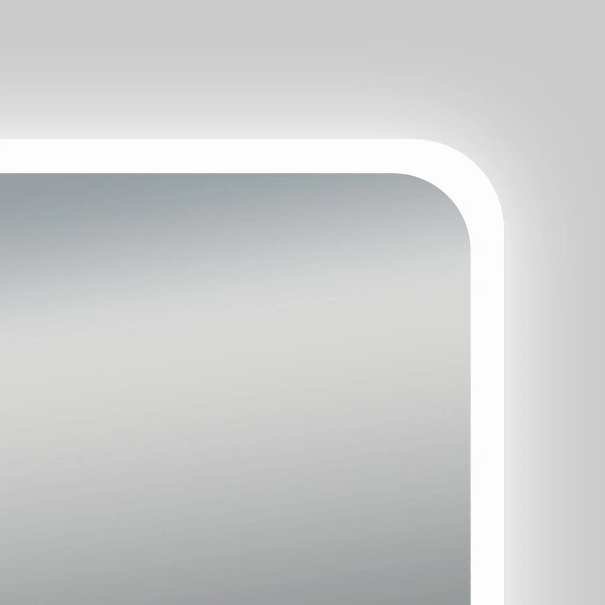 1200*800mm Curved Rim Rectangle 3 Color Lighting Front & Backlit Acryl